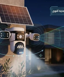 Alternative view of كاميرا طاقة شمسية بشريحة 3 عدسات Ai Solar Camera 3 in1